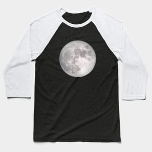 Full Moon Celestial Art Design Baseball T-Shirt